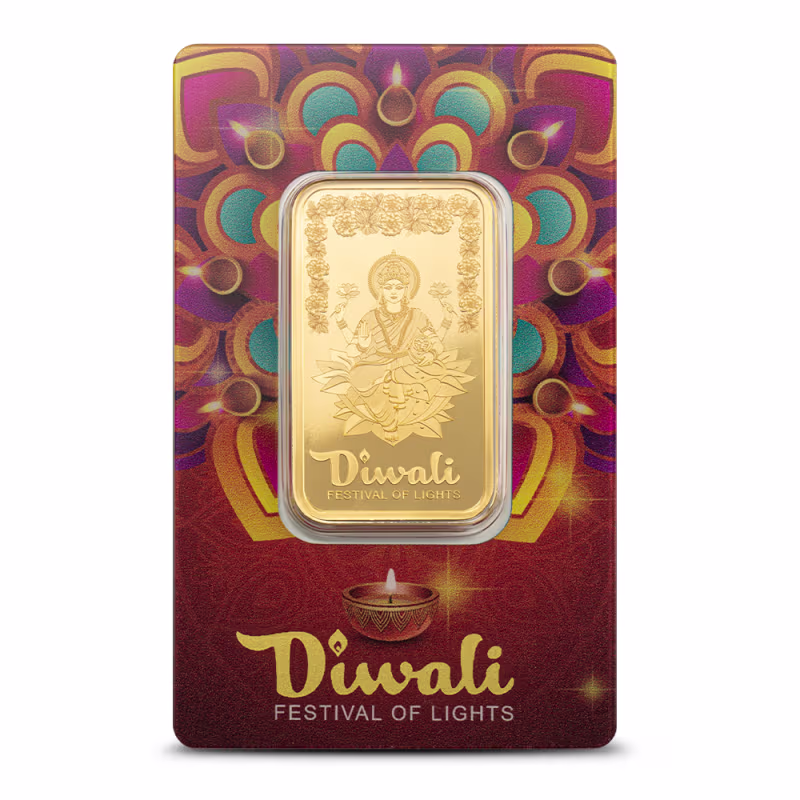 2025 1 oz PAMP Suisse Diwali Festival of Lights Gold Bar