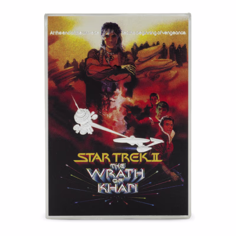 2025 1 oz Proof Colorized Niue Silver Star Trek The Wrath of Khan Coin (Box + CoA)