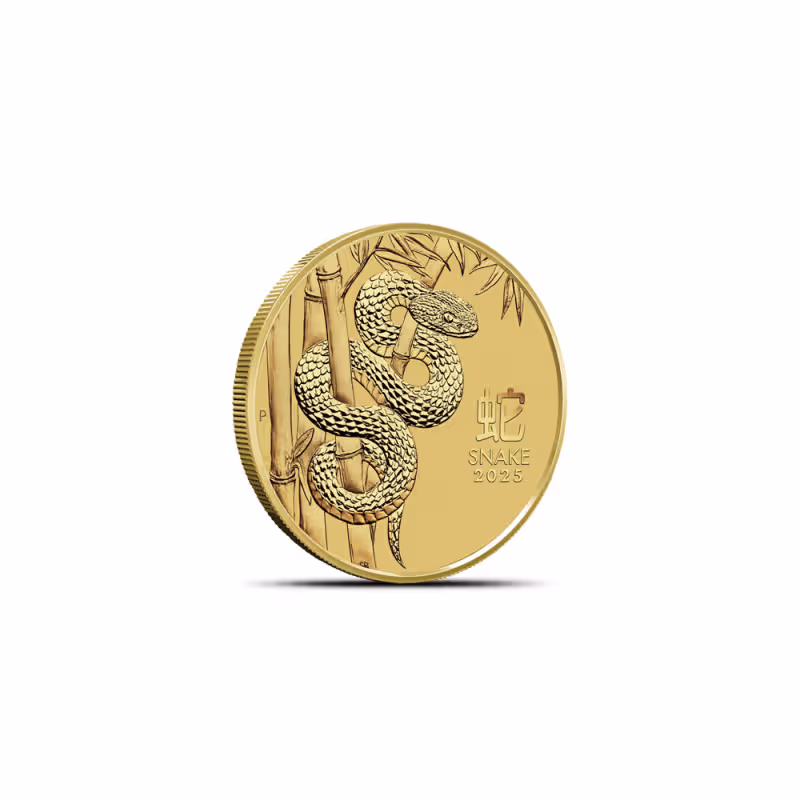 2025 5 oz Australian Silver Lunar Snake Coin (BU)