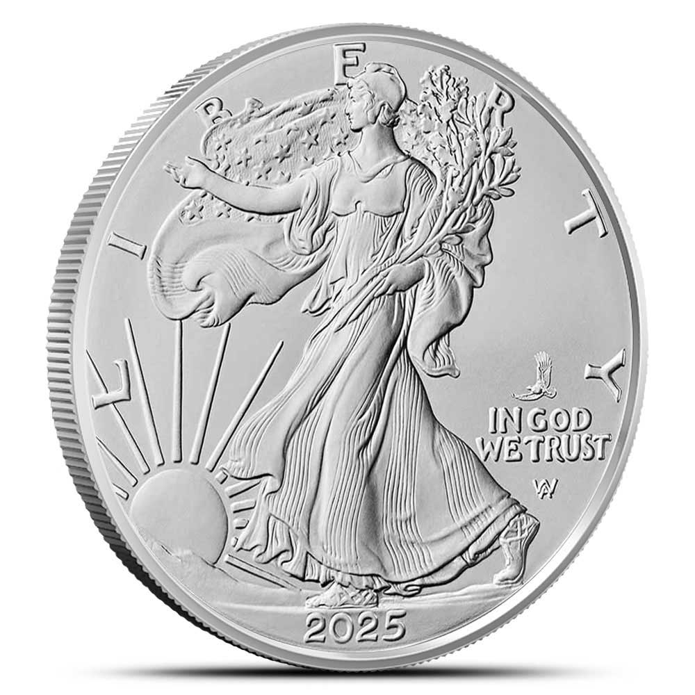 2025 (P) 1 oz Eagle Privy American Silver Eagle Coin (BU)