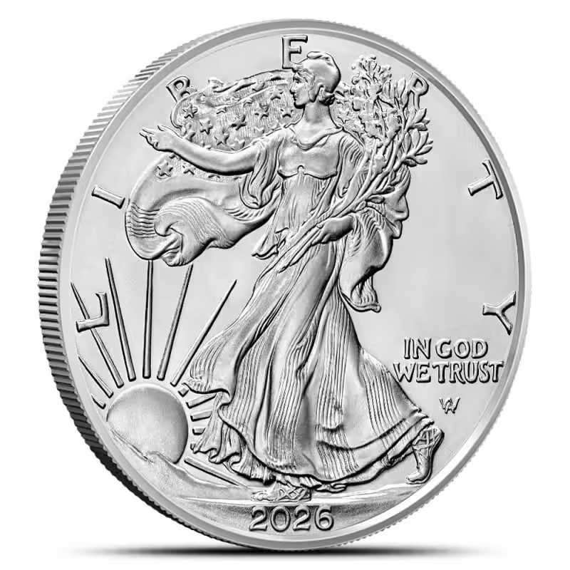 2026 1 oz American Silver Eagle Coin (BU)