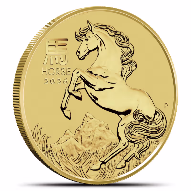 2026 1 oz Australian Gold Lunar Horse Coin