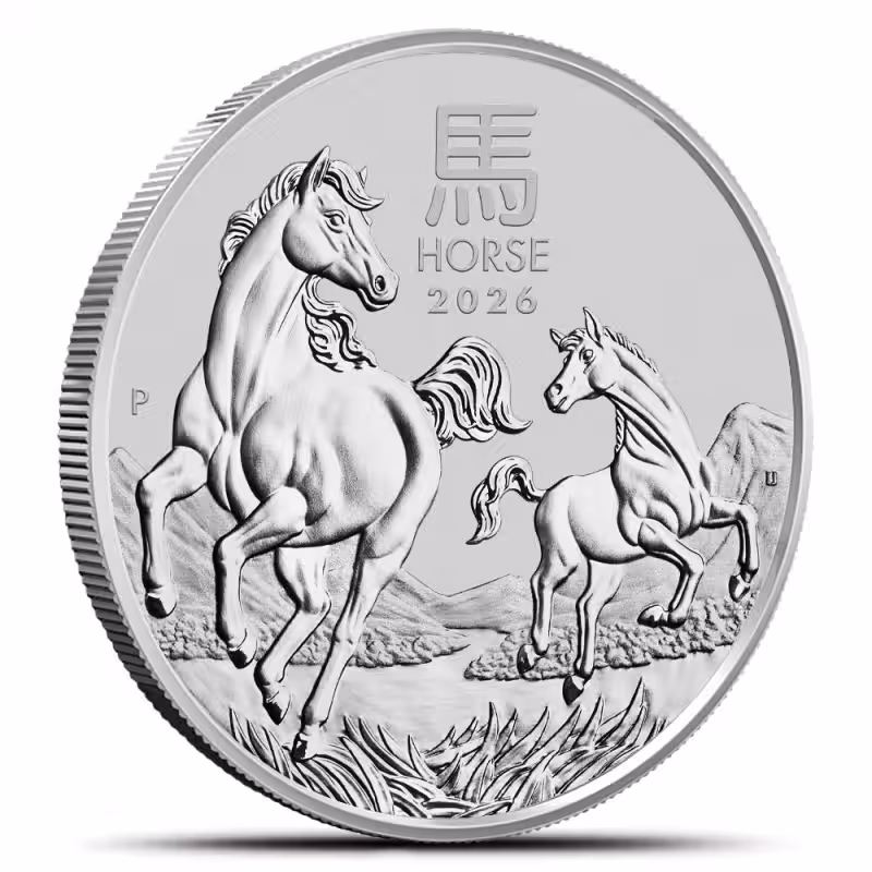 2026 1 oz Australian Silver Lunar Horse Coin
