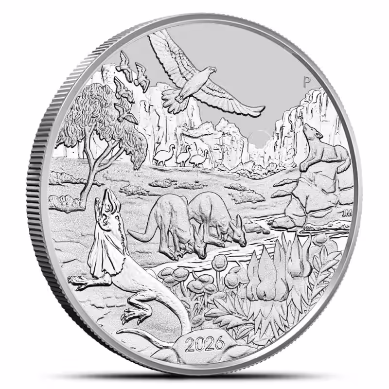 2026 1 oz Australian Silver Wonders of Australia The Outback Coin (BU)