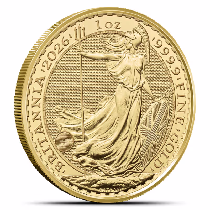 2026 1 oz British Gold Britannia Coin (BU)