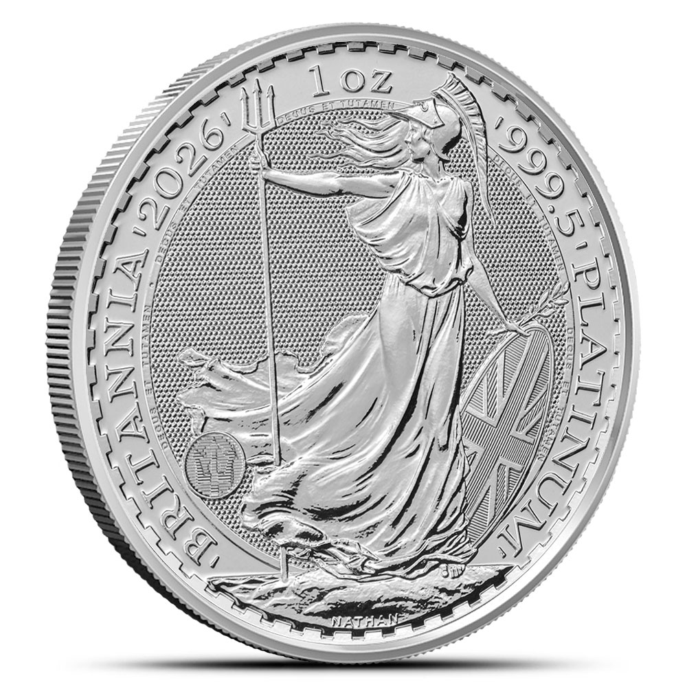 2026 1 oz British Platinum Britannia Coin (BU)