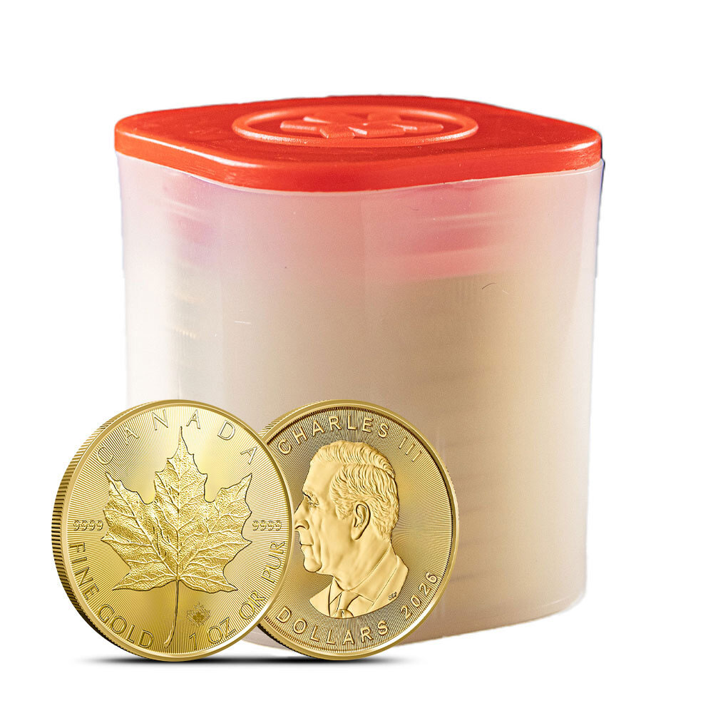 2026 1 oz Canadian Gold Maple Leaf Tube