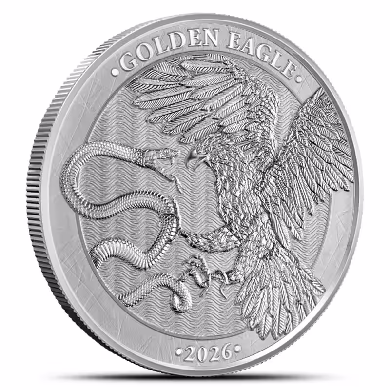 2026 1 oz Malta Silver Golden Eagle Coin (BU)