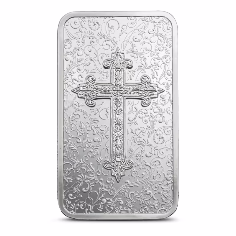2026 1 oz Niue Silver Christian Cross PAMP Suisse Coin (New w/ Assay)