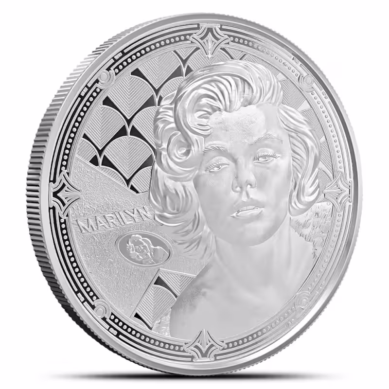 2026 1 oz Proof Pitcairn Islands Silver Marilyn Monroe Coin