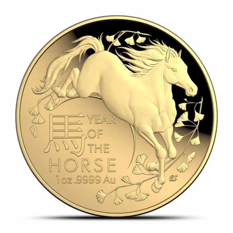 2026 1 oz Proof Royal Australian Mint Gold Year of the Horse Domed Coin