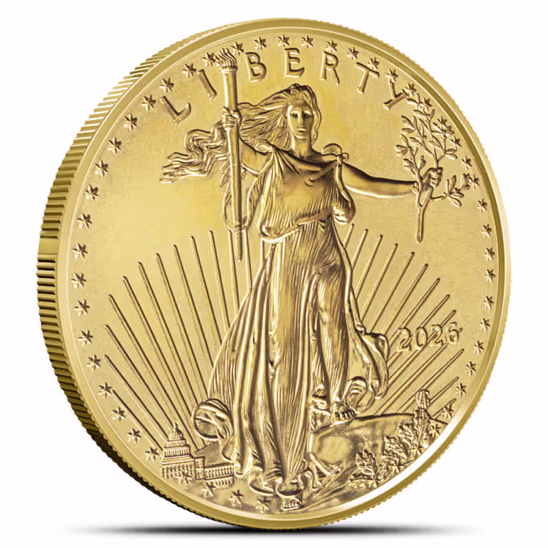2026 1/10 oz American Gold Eagle Coin (BU)