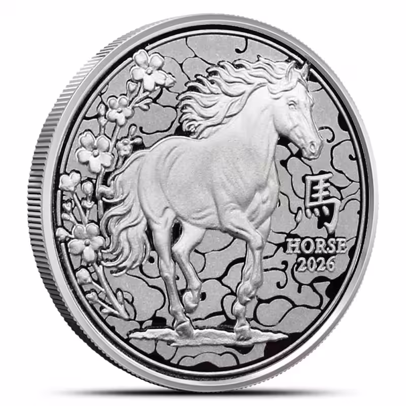2026 1/10 oz Cameroon Silver Lunar Horse Coin (Proof-Like)