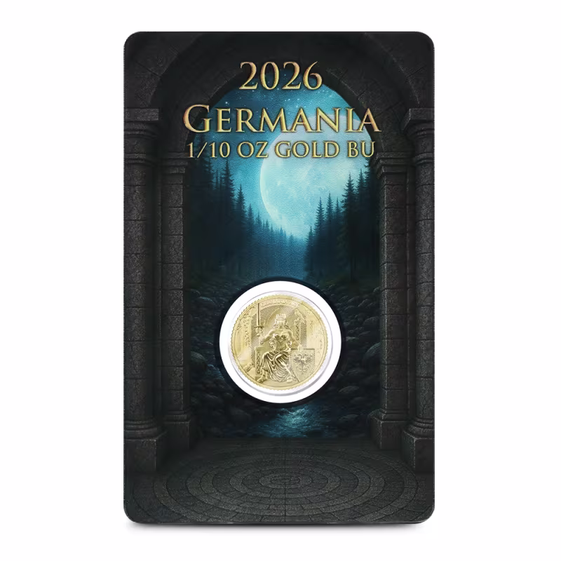 2026 1/10 oz Germania Gold Round (New, In Assay)