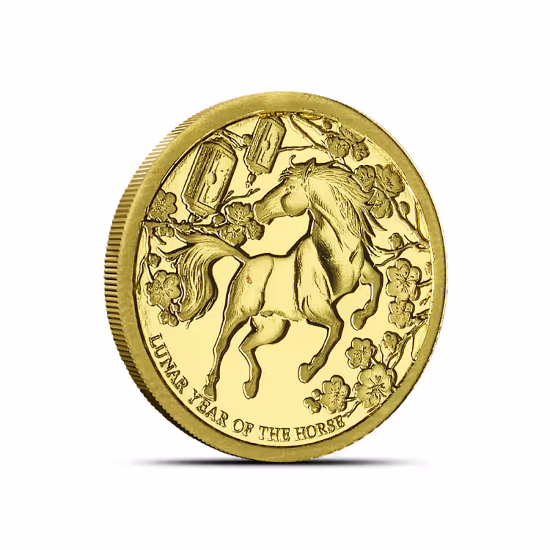 2026 1/2 Gram Pitcairn Islands Gold Lunar Year of the Horse Coin