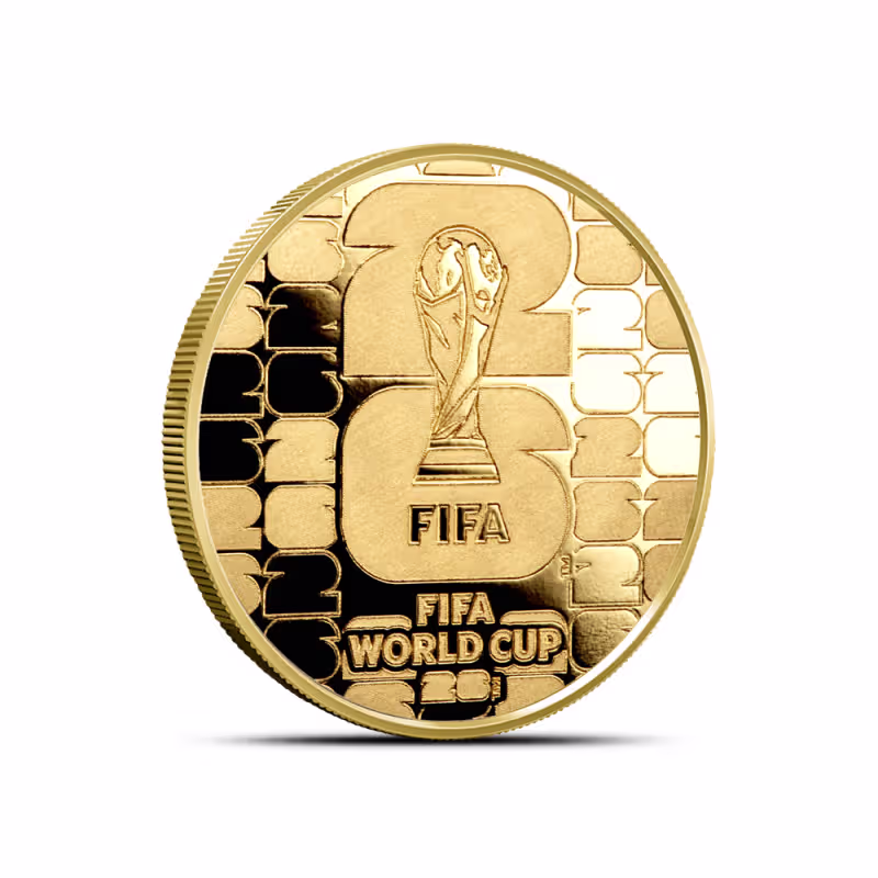 2026 1/2 Gram Proof Solomon Islands Gold FIFA World Cup Coin