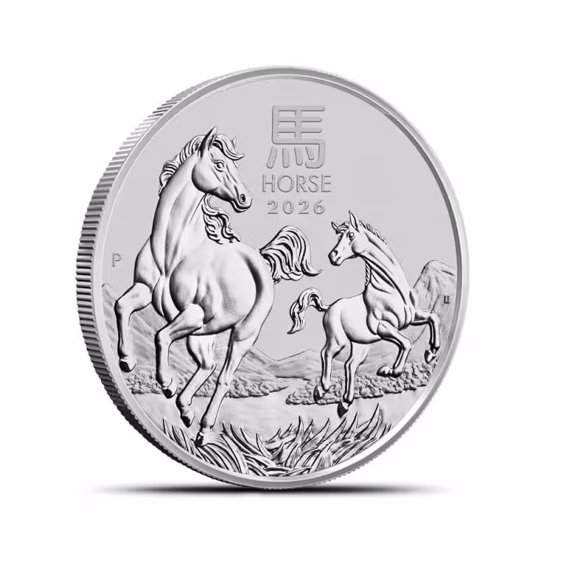 2026 1/2 oz Australian Silver Lunar Horse Coin
