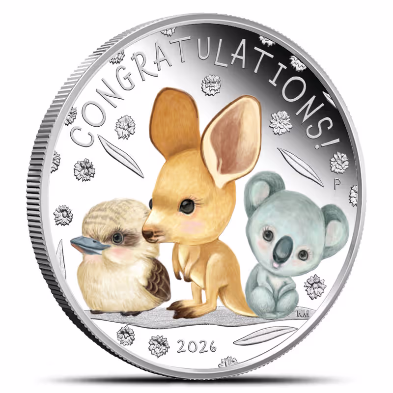 2026 1/2 oz Proof Australian Silver Newborn Coin (Box + CoA)
