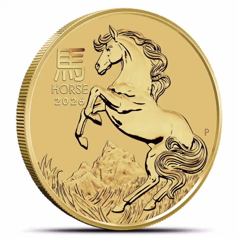 2026 1/20 oz Australian Gold Lunar Horse Coin