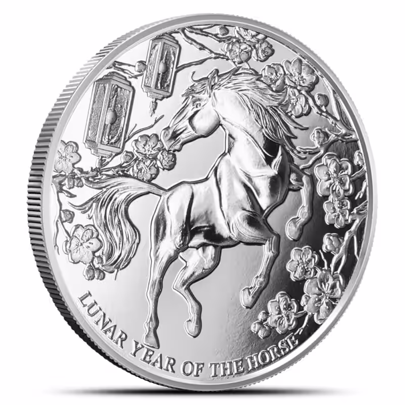 2026 1/4 oz Pitcairn Islands Silver Lunar Year of the Horse Coin