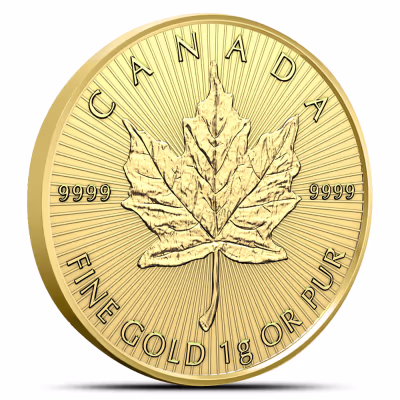 2026 25 Gram Canadian Gold MapleGram (25x1g, BU w/Assay)