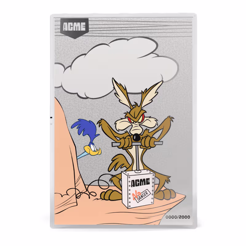 2026 5 Gram Proof Colorized Niue Silver Acme TNT Plunger Foil (Box + CoA)