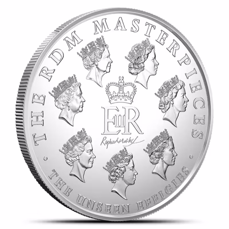2026 5 oz Proof Gibraltar Silver The Queen Elizabeth II 100 Masterpiece Coin (Box + CoA)