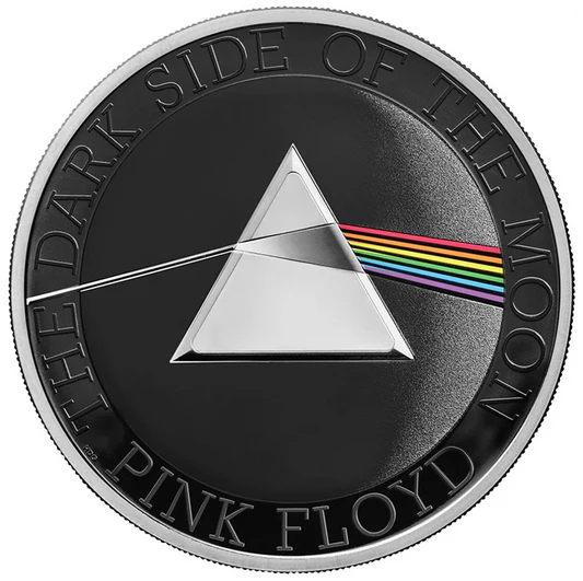 2026 Music Legends 'Pink Floyd' 1oz 999 Silver Coloured Proof Coin