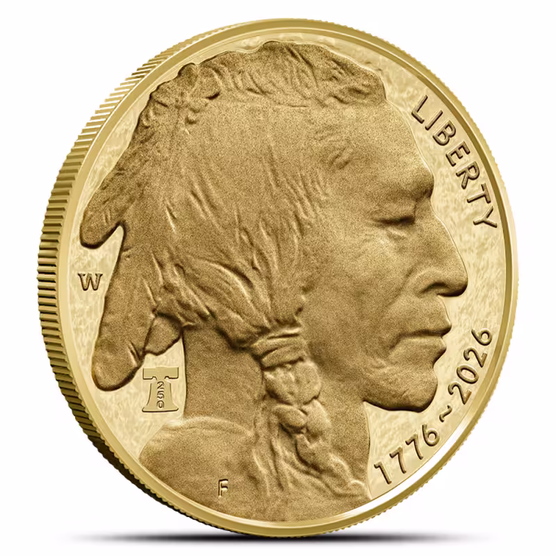 2026-W 1 oz Proof American Gold Buffalo Coin (Dual Date)