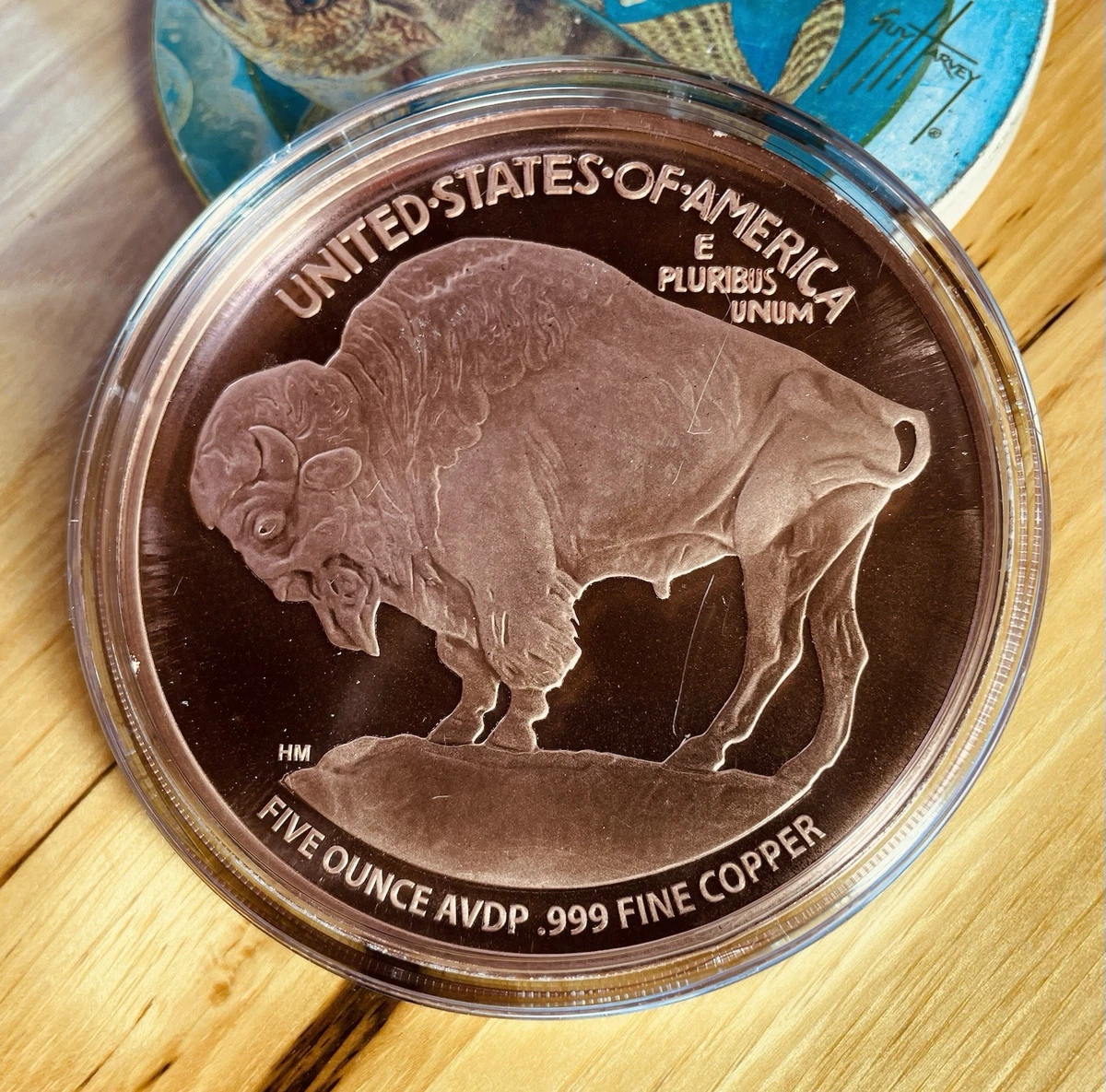 5 oz SilverTowne Buffalo Copper Round (New)