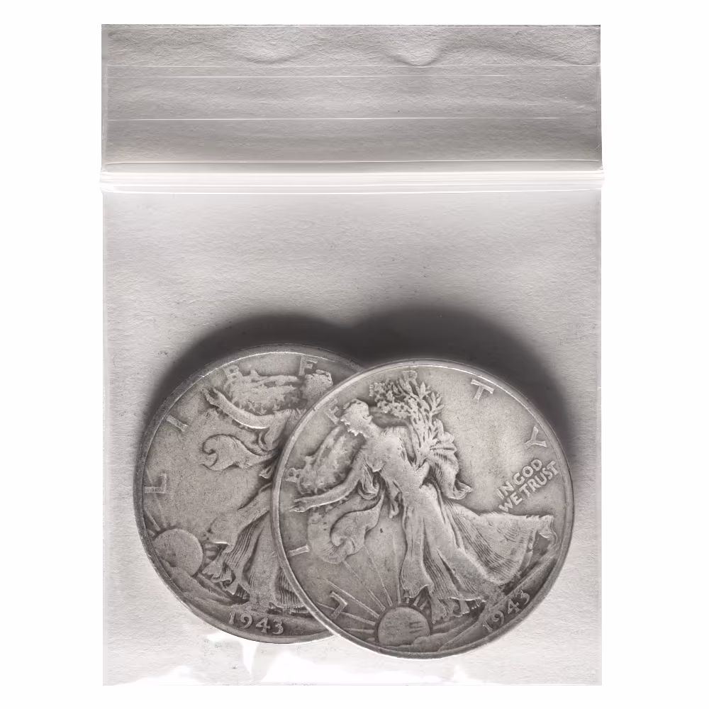 90% Silver Walking Liberty Half Dollars ($1 FV)