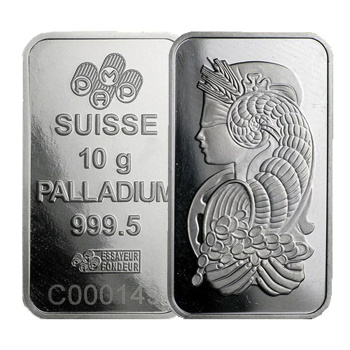 Buy 10 Gram Palladium Bars (Varied Condition, Any Mint)
