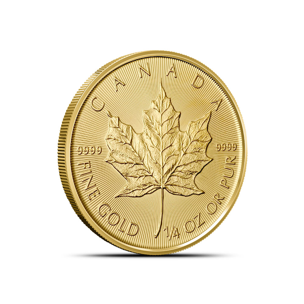 Buy 1/4 oz Canadian Gold Maple Leaf (Random Year) Online