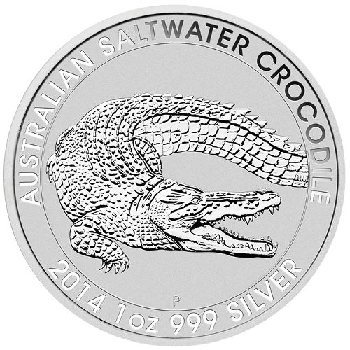 Buy 2014 Australian Silver Saltwater Crocodile Coins