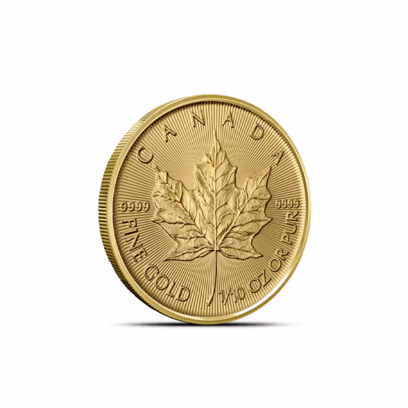Buy 2015 1/10 oz Canadian Gold Maple Leafs