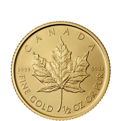 Buy 2016 1/2 oz Canadian Gold Maple Leafs