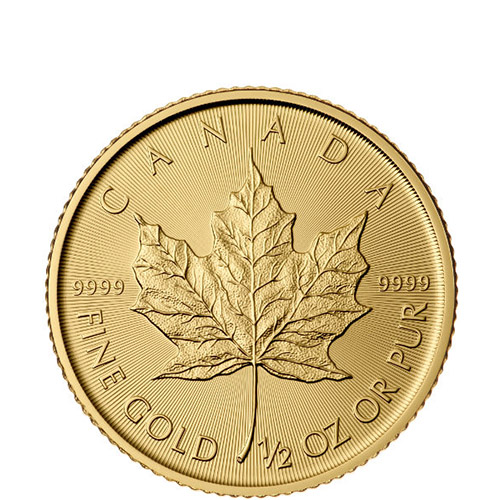 Buy 2019 1/2 oz Canadian Gold Maple Leafs