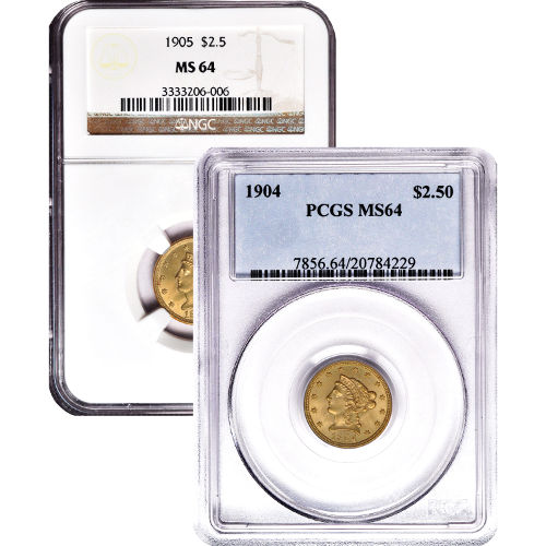 Buy $2.5 Liberty Gold Eagles Online - MS64
