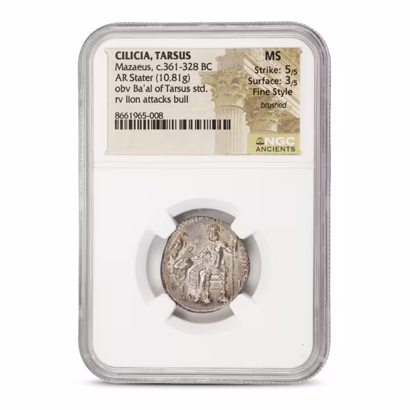 Cilicia, Tarsus Mazaeus, c.361-328 BC AR Stater NGC MS