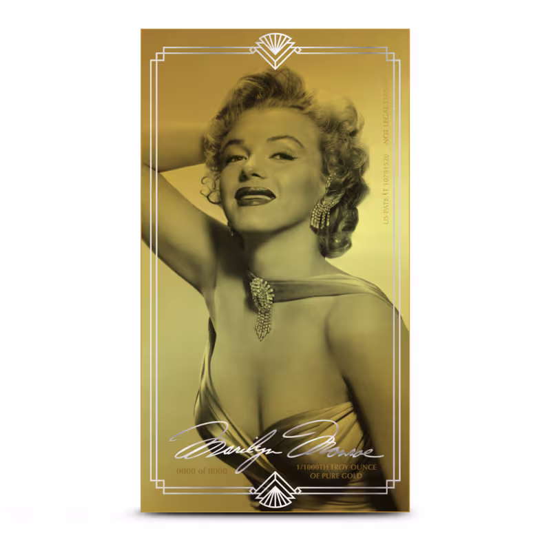 Marilyn Monroe Gold Note