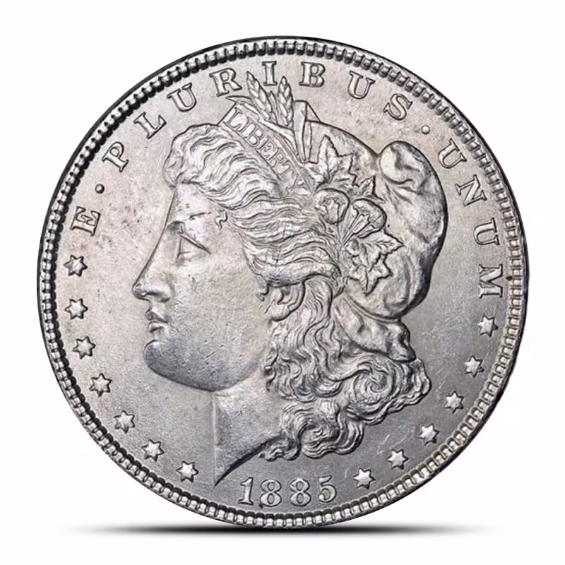Morgan Silver Dollar Coin (1878-1904, BU)