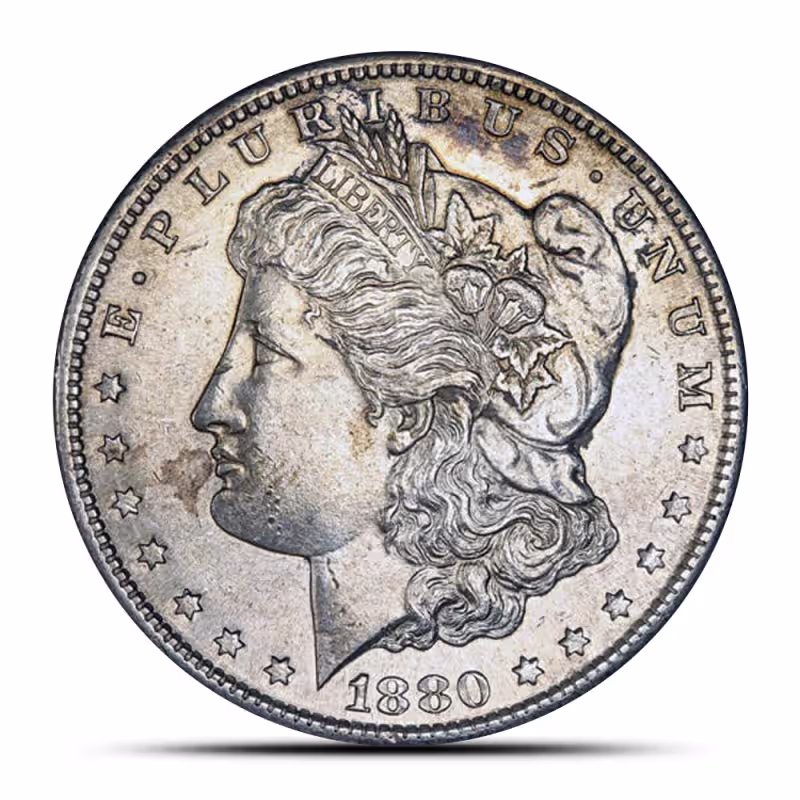 Morgan Silver Dollar Coin (1878-1904, AU)