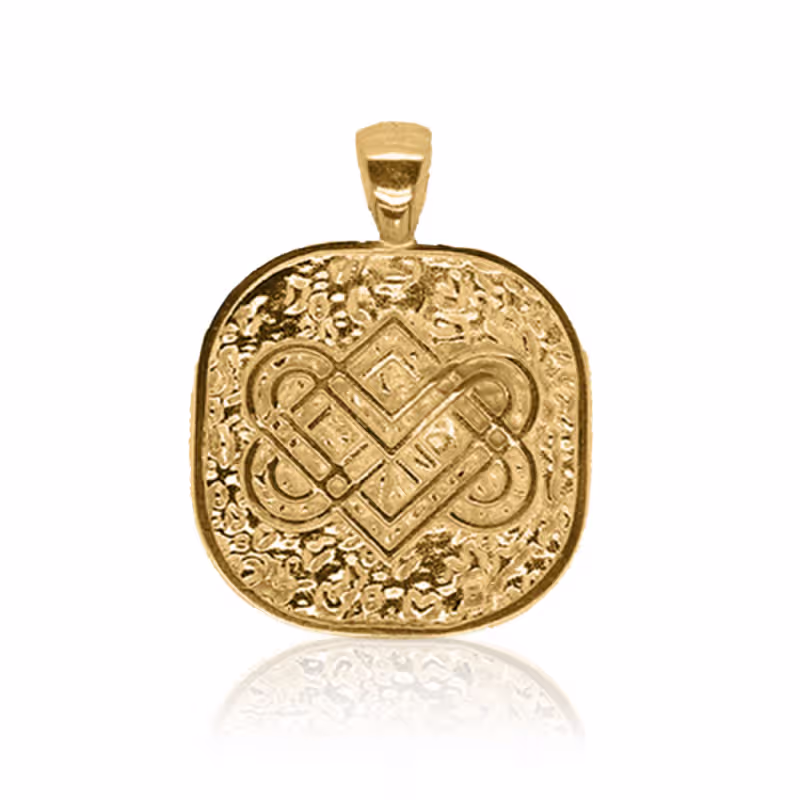Nebü 12.4g 24K Celtic Love Knot Pendant