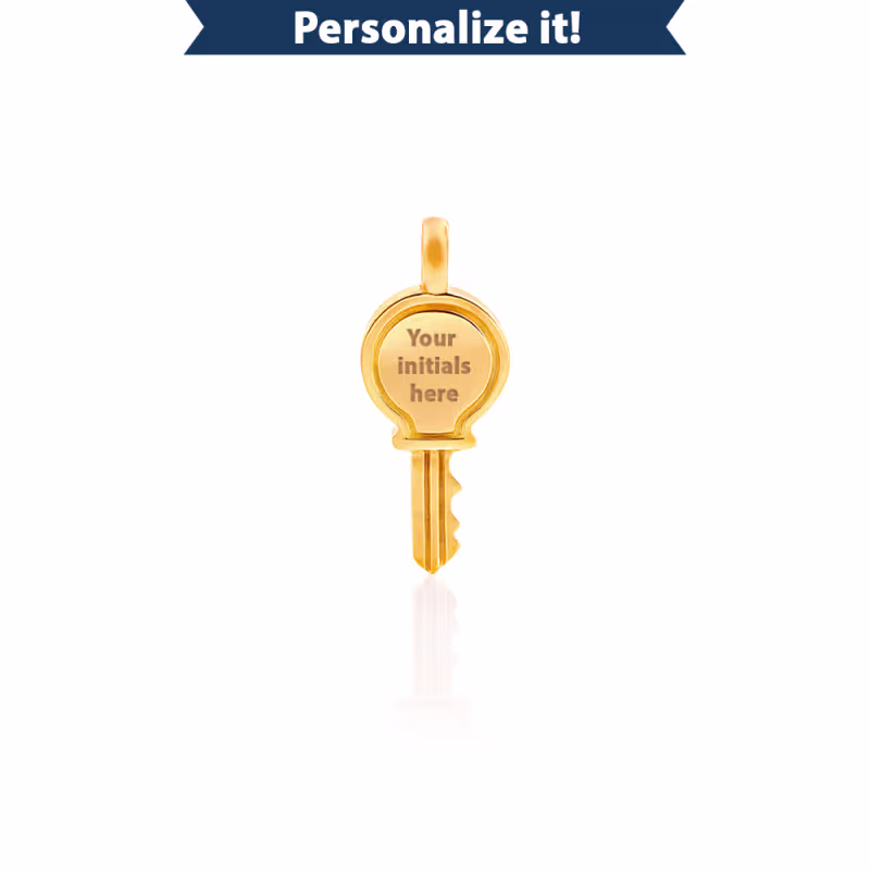 Nebü 9.25g 24K Engravable Key Pendant