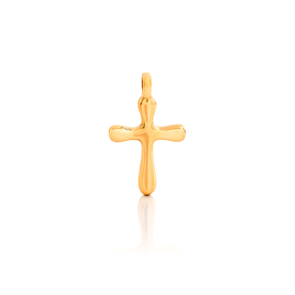 Nebü 9.25g 24K Rounded Cross Pendant